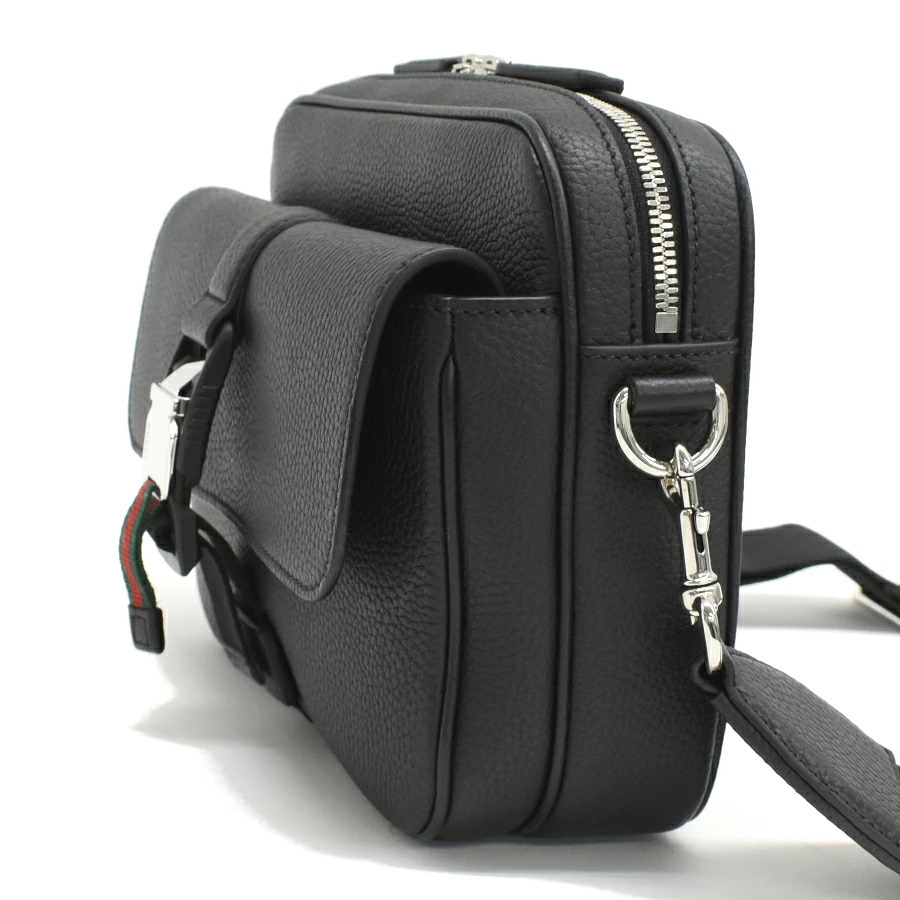 Gucci Black Bag Shoulder Leather Crossbody